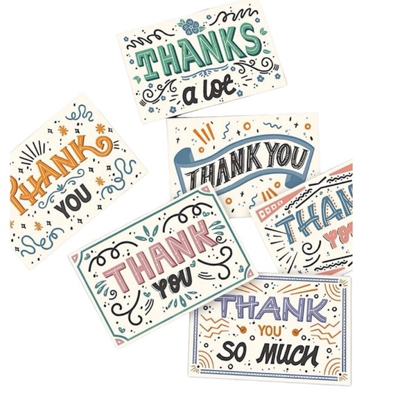 Thank You Assortment Insert Cards Pack of 50 - Picture 4 of 5